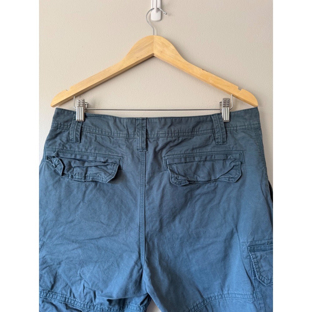 Fat Face Cargo Shorts 34 Slate Blue British Designed Standard Issue Cotton - Picture 7 of 7